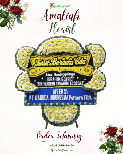 Papan Bunga Duka di Bumi Samami Bandung