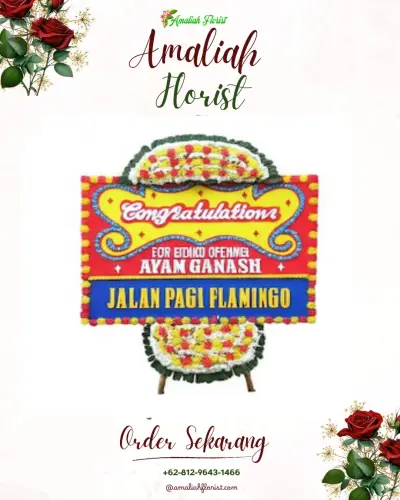 Bunga Papan Congratulation di Bumi Samami Bandung